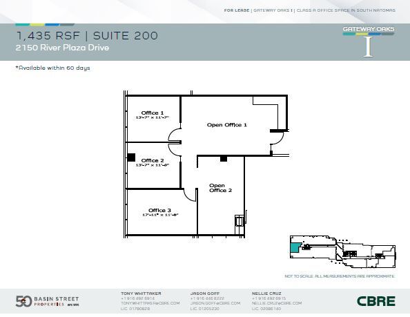 2150 River Plaza Dr, Sacramento, CA for lease Floor Plan- Image 1 of 1