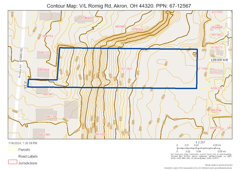 V/L 5.80 AC Romig Rd rd, Akron, OH for sale - Building Photo - Image 3 of 7