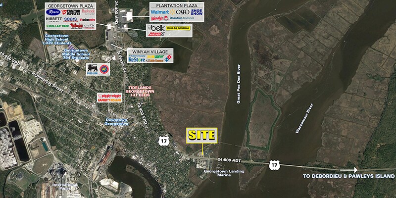 200 Church St, Georgetown, SC for sale Aerial- Image 1 of 1