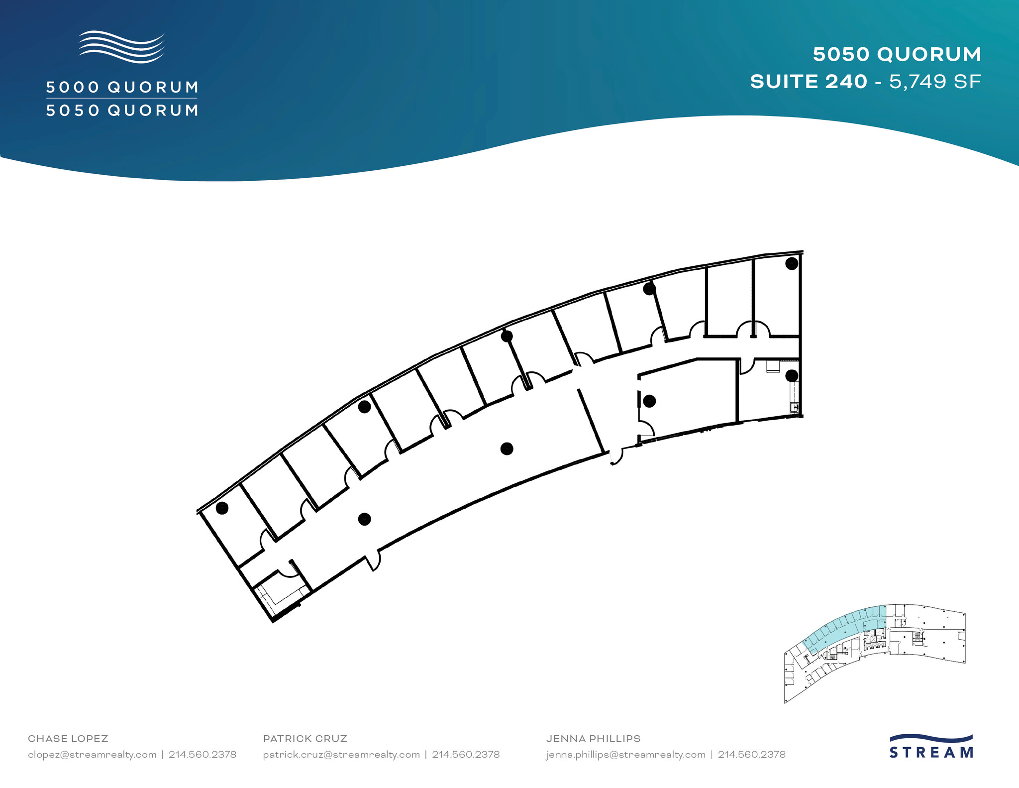 5050 Quorum Dr, Dallas, TX for lease Floor Plan- Image 1 of 1