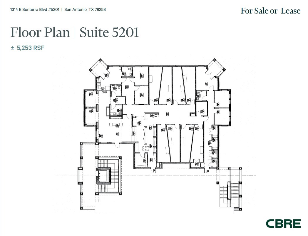 1314 E Sonterra Blvd, San Antonio, TX for lease Floor Plan- Image 1 of 1