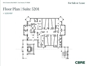 1314 E Sonterra Blvd, San Antonio, TX for lease Floor Plan- Image 1 of 1