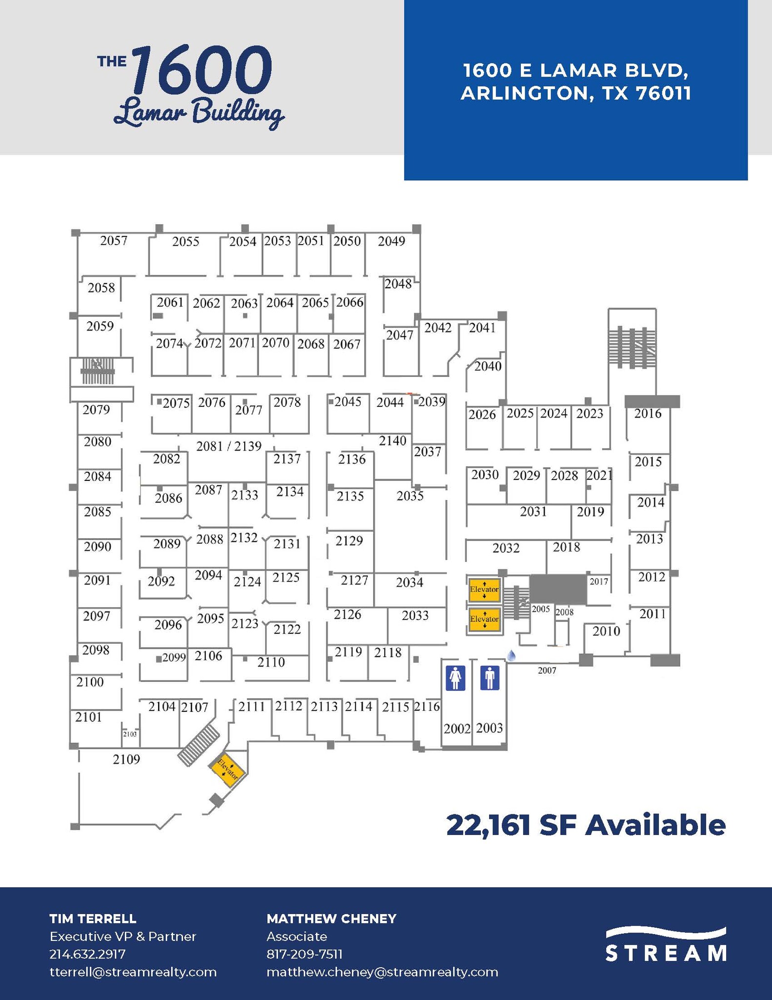 1600 E Lamar Blvd, Arlington, TX for lease Floor Plan- Image 1 of 1