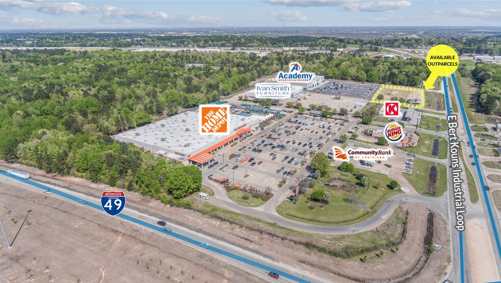 Bert Kouns Industrial Loop, Shreveport, LA 71106 Academy Outparcel
