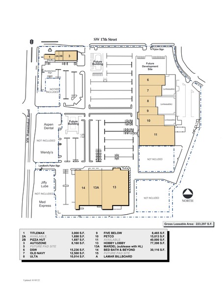 1740-1800 SW Wanamaker Rd, Topeka, KS for lease - Site Plan - Image 2 of 7