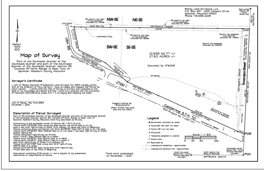 W6200 Highway 70, Spooner, WI for sale - Site Plan - Image 2 of 7