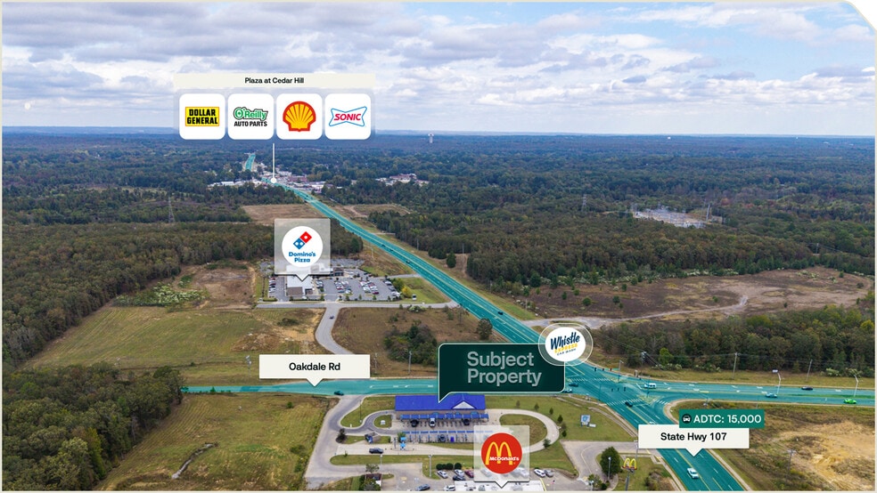 8451 Oakdale Rd, North Little Rock, AR for sale - Aerial - Image 3 of 3