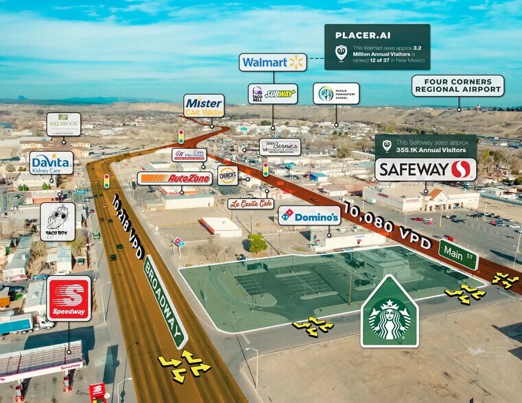 719 W Main St, Farmington, NM for sale - Aerial - Image 3 of 11