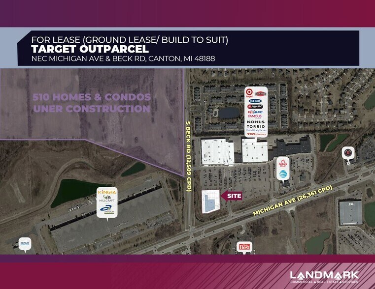 Michigan & Beck Rd, Canton, MI 48188 Target Outparcel (+/2 AC)