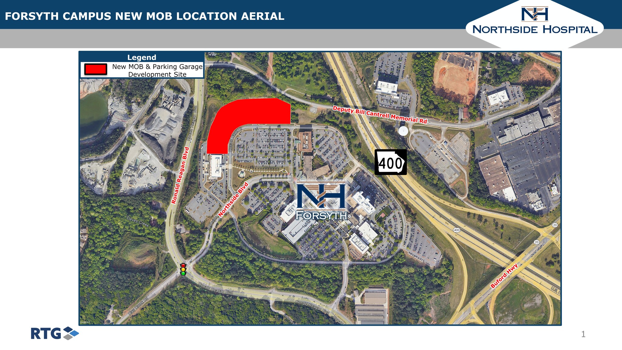 Northside Forsyth Campus - MOB VI, Cumming, GA for lease Site Plan- Image 1 of 2