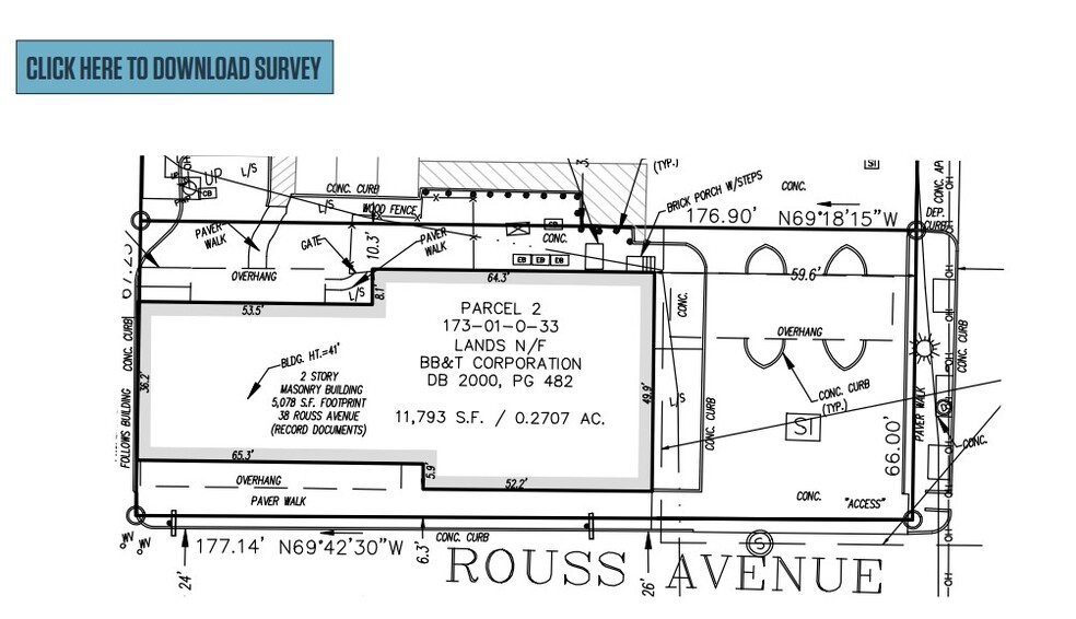 38 Rouss Ave, Winchester, VA for sale - Plat Map - Image 2 of 2