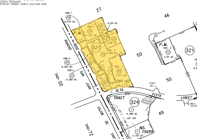 600-732 N Rose Dr, Placentia, CA for lease - Plat Map - Image 2 of 25