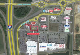 1190 S Amity Rd, Conway, AR - aerial  map view