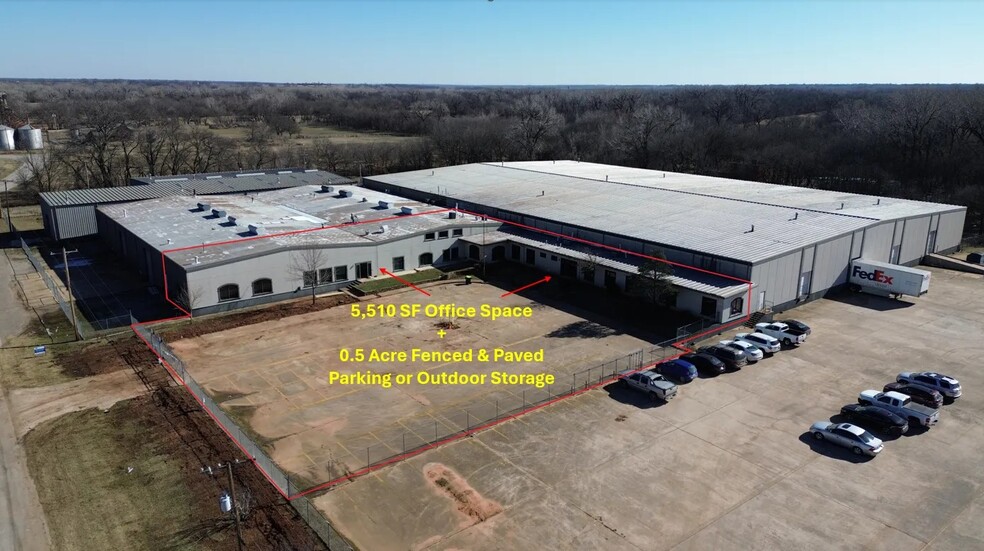 306 W Juneau St, Purcell, OK for lease - Aerial - Image 2 of 4