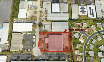 10551 47th St N, Clearwater, FL - aerial  map view