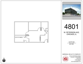 4801 W Peterson Ave, Chicago, IL for lease Floor Plan- Image 1 of 4