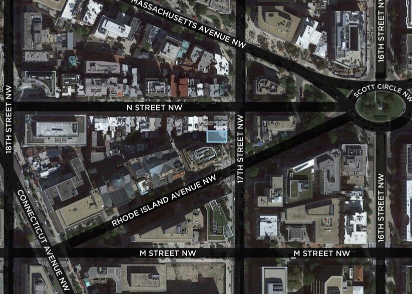 1224-1226 17th St NW, Washington, DC for lease - Aerial - Image 3 of 13