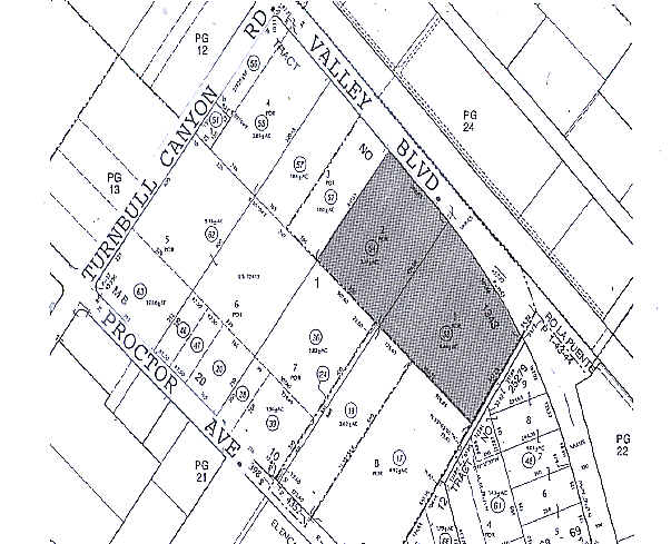 15310-15332 E Valley Blvd, City Of Industry, CA for lease - Plat Map - Image 2 of 2