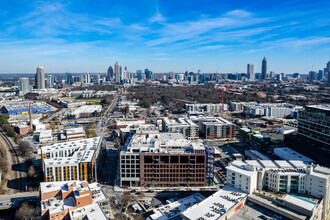 1115 Howell Mill Rd NW, Atlanta, GA - aerial  map view