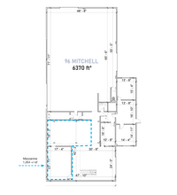 88-96 Mitchell Blvd, San Rafael, CA for lease Floor Plan- Image 2 of 2