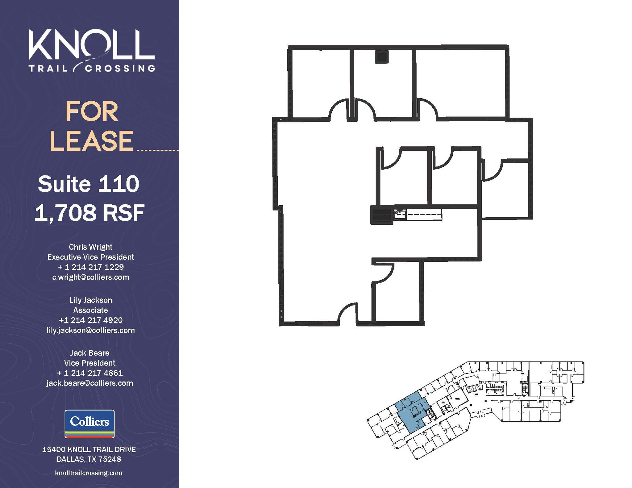 15400 Knoll Trail Dr, Dallas, TX for lease Floor Plan- Image 1 of 1