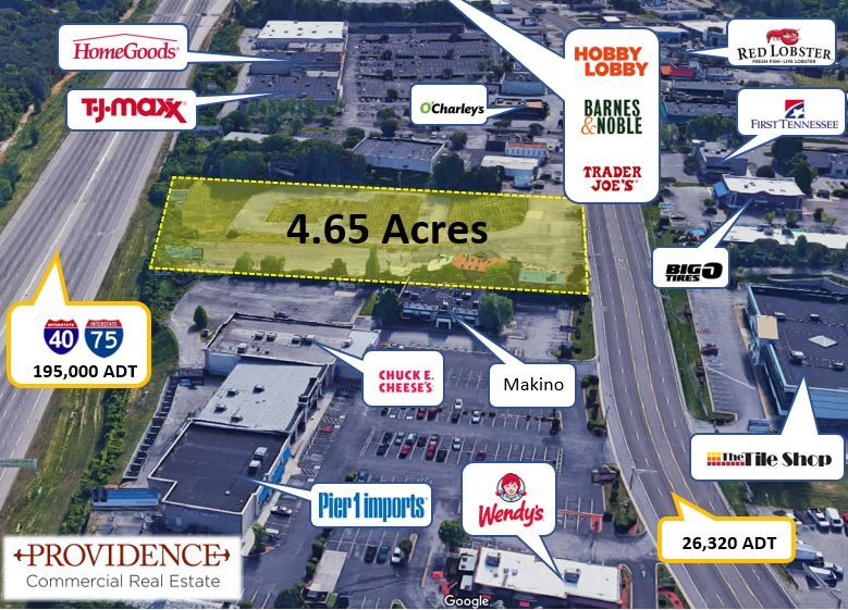 8207 Kingston Pike, Knoxville, TN 37919 Land for Sale