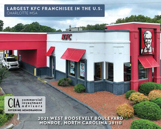 More details for 2021 W Roosevelt Blvd, Monroe, NC - Retail for Sale