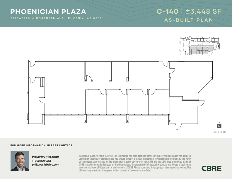 2222-2228 W Northern Ave, Phoenix, AZ for lease Floor Plan- Image 1 of 3