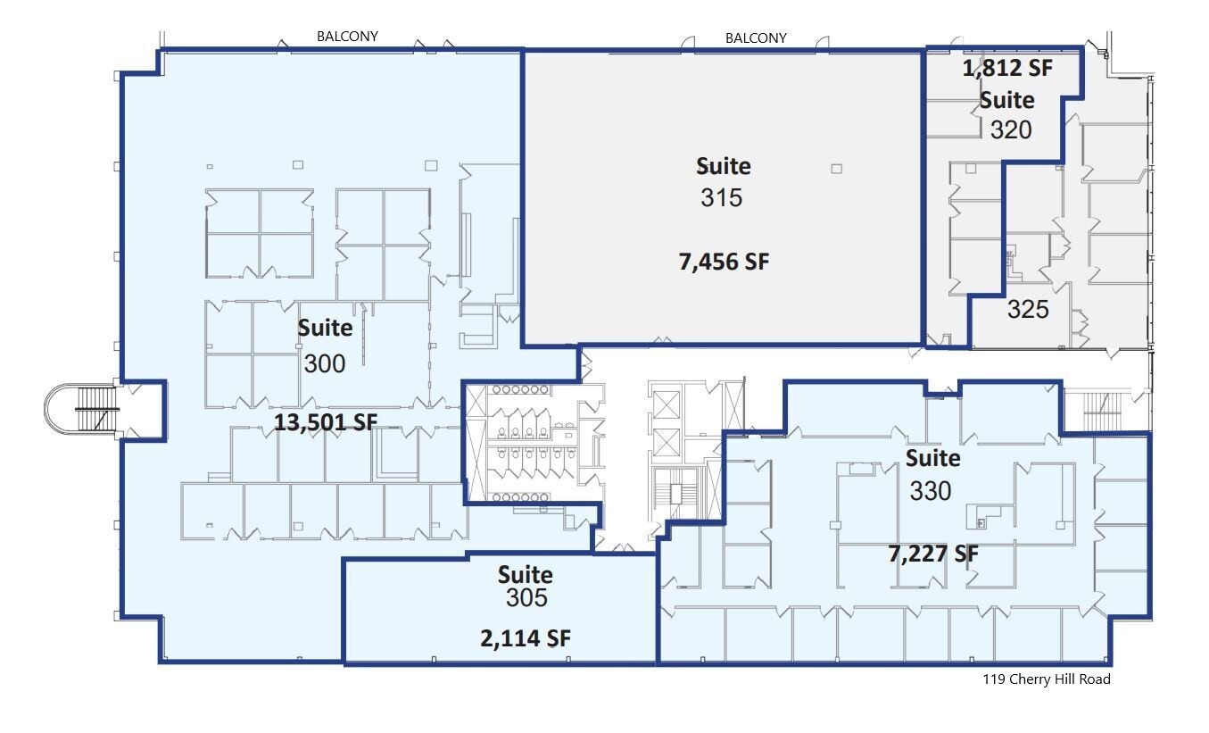 119 Cherry Hill Rd, Parsippany, NJ for lease Floor Plan- Image 1 of 1