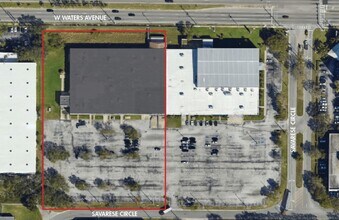 5120 W Waters Ave, Tampa, FL - AERIAL map view