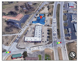 650 S Cherokee St, Catoosa, OK - aerial  map view - Image1