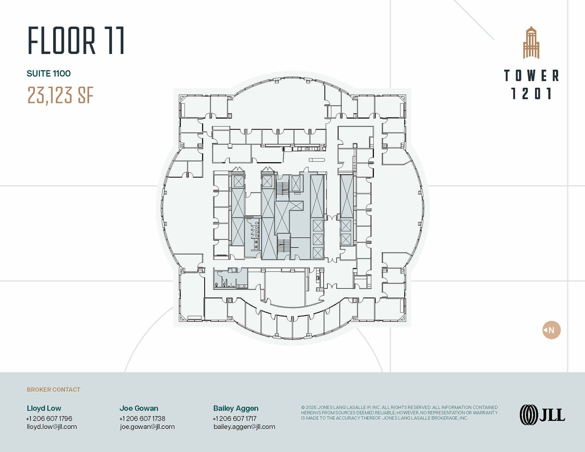 1201 3rd Ave, Seattle, WA for lease Floor Plan- Image 1 of 1