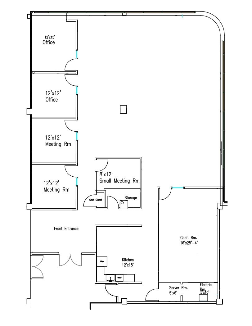 307 Waverley Oaks Rd, Waltham, MA for lease Floor Plan- Image 1 of 5