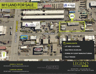 More details for 989 Jewel Ave, Salt Lake City, UT - Land for Sale