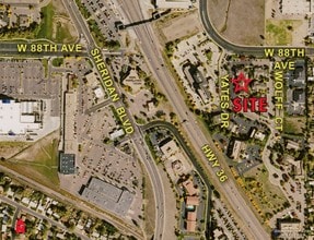 8774 Yates Dr, Westminster, CO - AERIAL map view