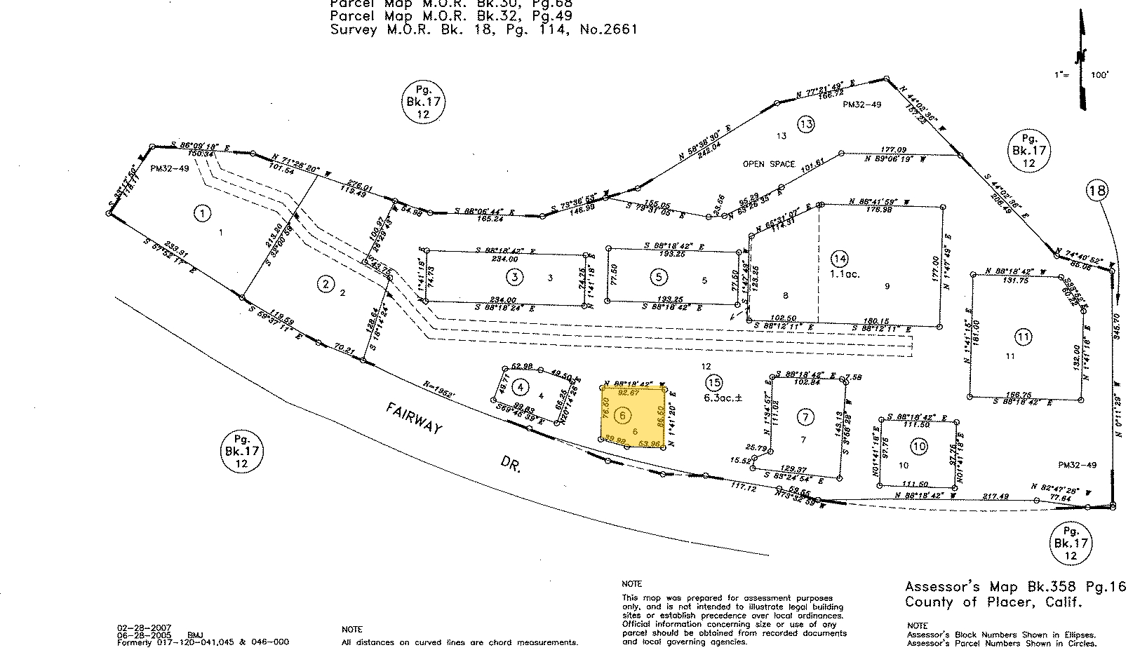 9650 Fairway Dr, Roseville, CA for sale Plat Map- Image 1 of 1