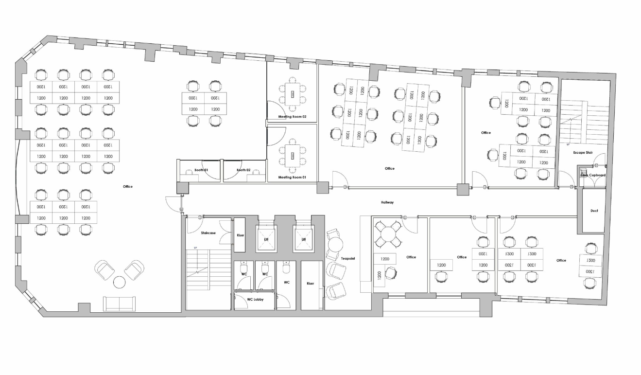 14 New St, London for lease Floor Plan- Image 1 of 1