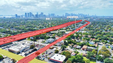 5235 NW 7th Ave, Miami, FL - AERIAL  map view