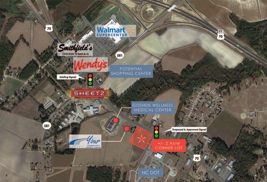 US Highway 70, Goldsboro, NC for sale - Building Photo - Image 3 of 3