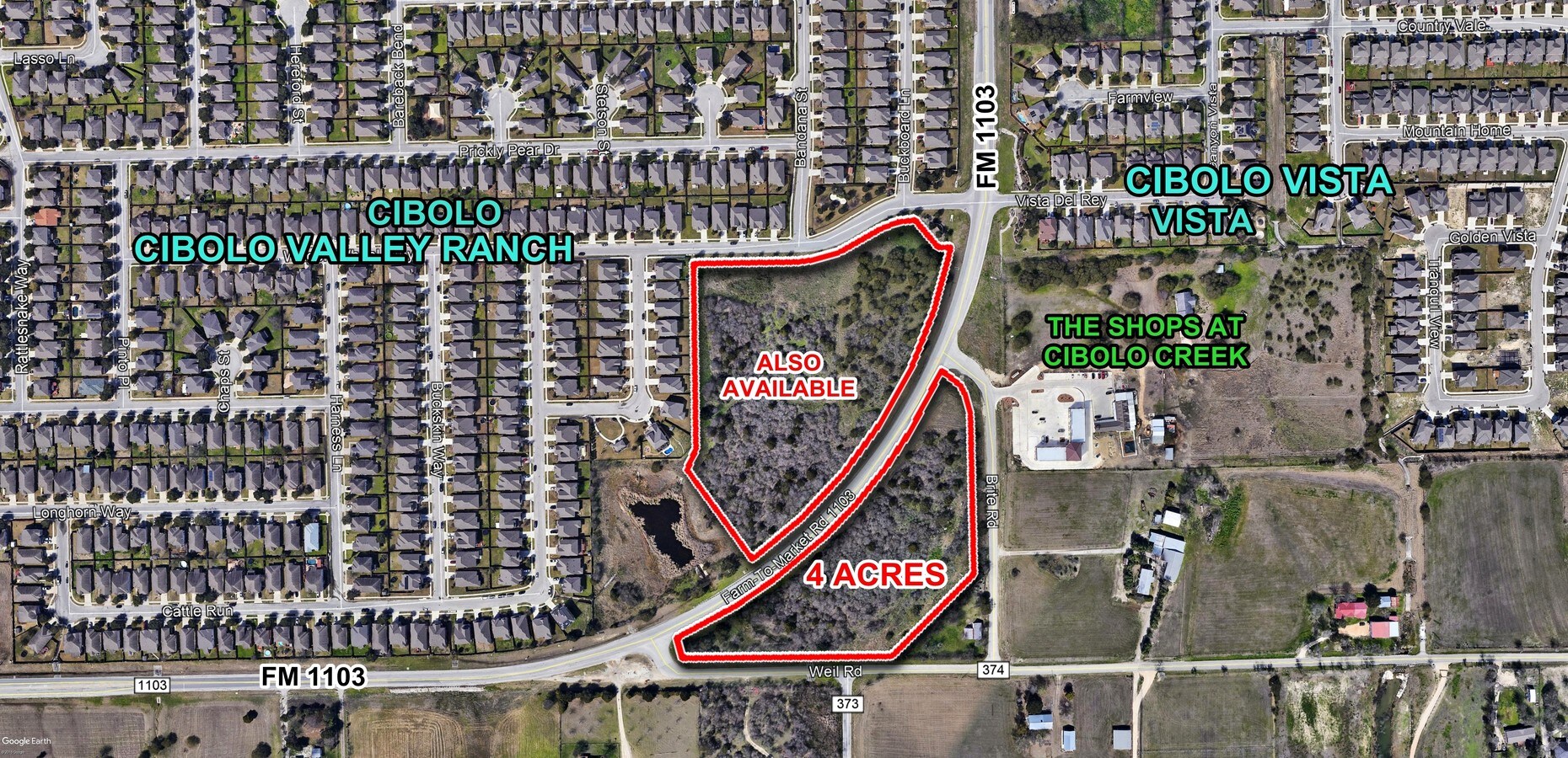 FM 1103, Cibolo, TX 78108 Land Property for Sale