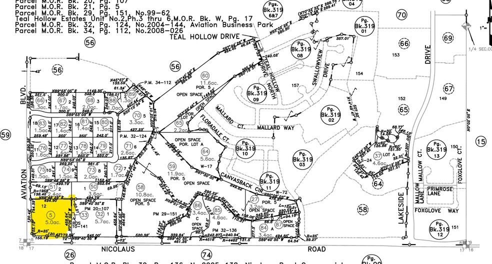 3330 Nicolaus Rd, Lincoln, CA for sale - Plat Map - Image 3 of 3