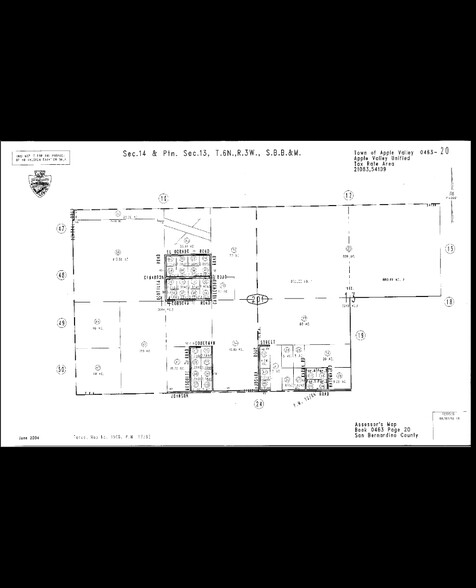 Joshua Rd., Apple Valley, CA for sale - Plat Map - Image 3 of 3