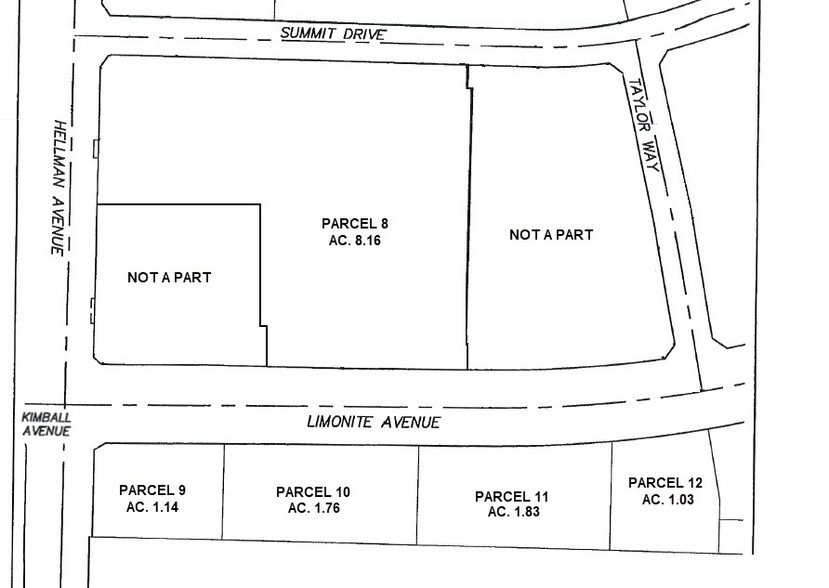 Parcel 9-12 Portfolio portfolio of 4 properties for sale on LoopNet.com - Site Plan - Image 2 of 6