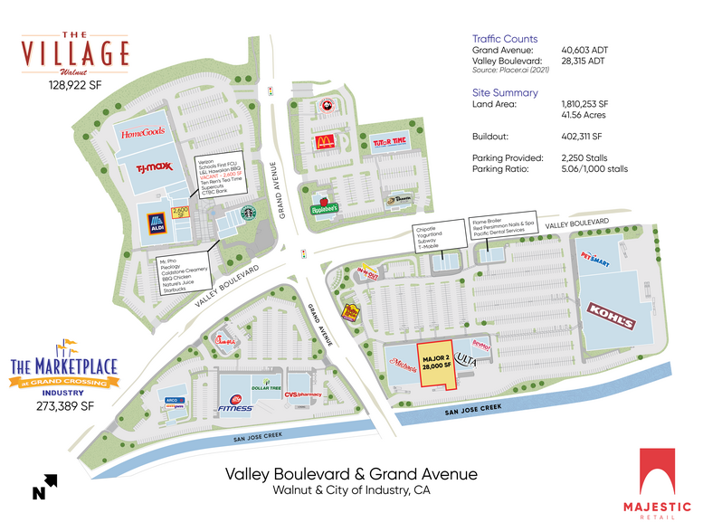 21630-21818 Valley Blvd, Walnut, CA for lease - Site Plan - Image 2 of 14