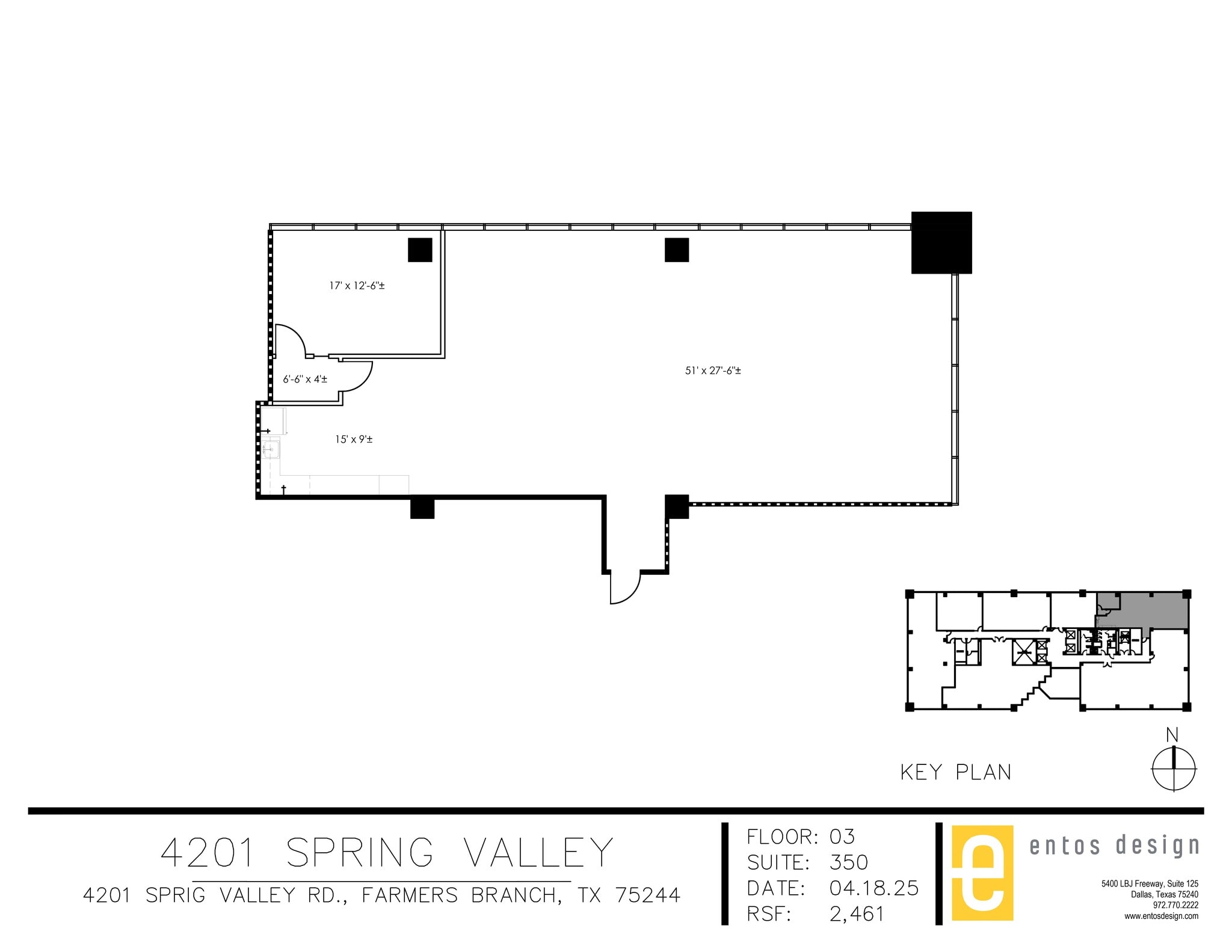 4201 Spring Valley Rd, Dallas, TX for lease Site Plan- Image 1 of 1