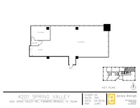 4201 Spring Valley Rd, Dallas, TX for lease Site Plan- Image 1 of 1