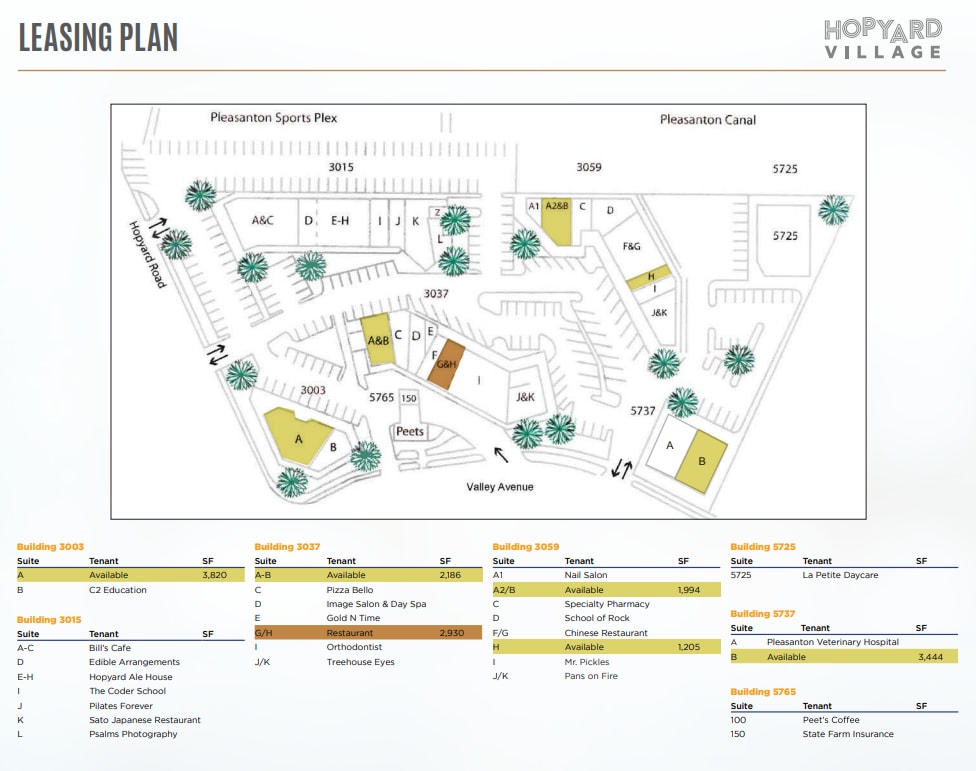 3059 Hopyard Rd, Pleasanton, CA for lease Site Plan- Image 1 of 8