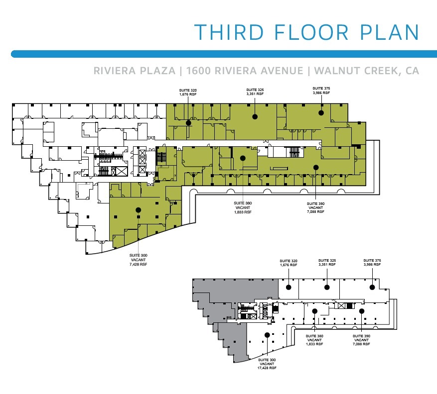 1600 Riviera Ave, Walnut Creek, CA for lease Floor Plan- Image 1 of 2