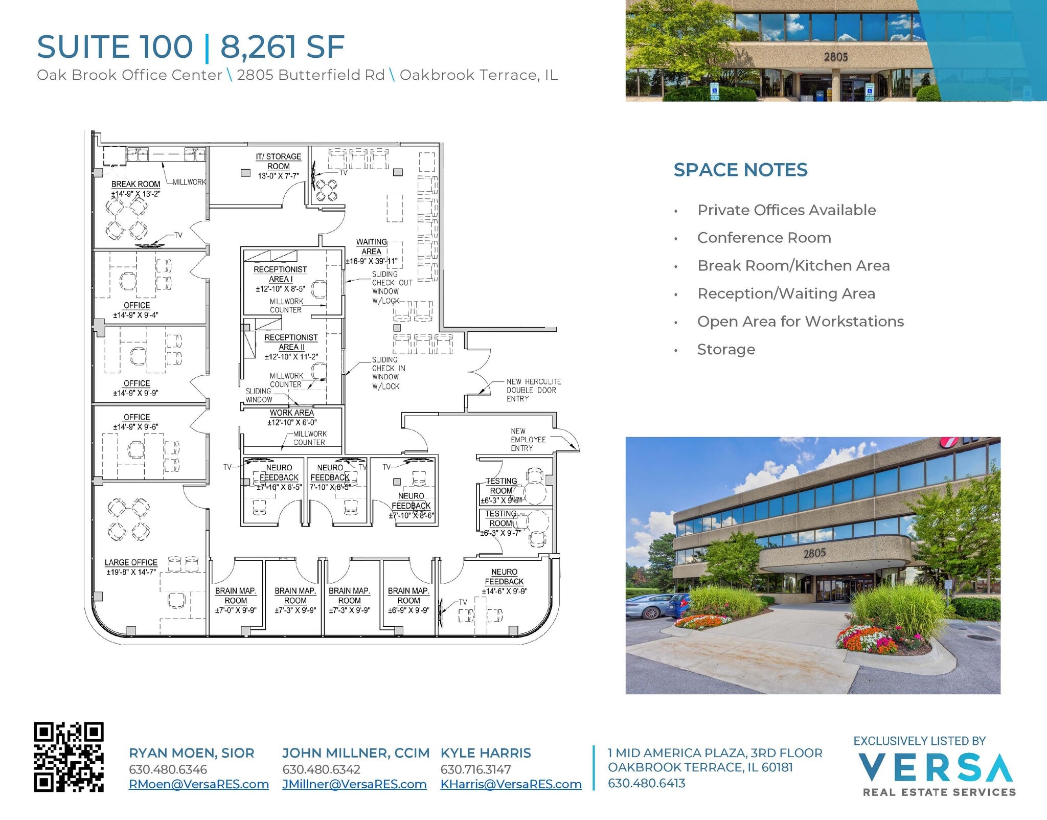2707 Butterfield Rd, Oak Brook, IL for lease Floor Plan- Image 1 of 1
