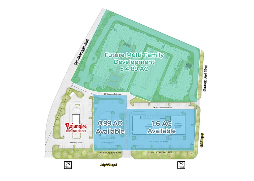 2700 E Palm Valley Blvd, Round Rock, TX for lease - Site Plan - Image 1 of 4